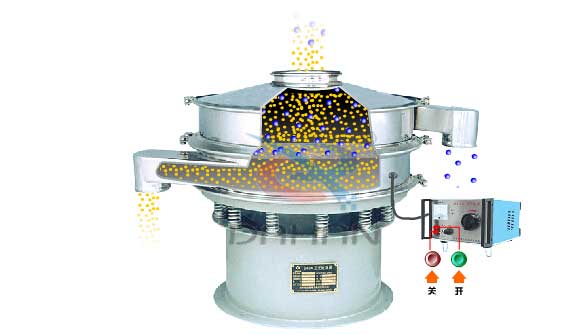 超聲波振動篩工作原理圖